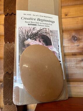 1988 Kit #109: Set of 3 Oval Band Boxes by Creative Beginnings